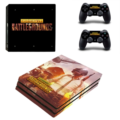 Playerunknown's Battlegrounds decal skin for PS4 Pro Console and 2 Controllers