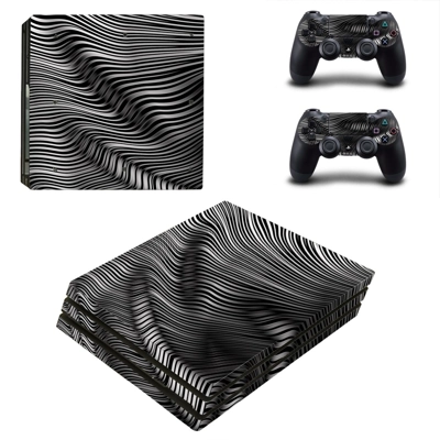 Zebra Stripes decal skin for PS4 Pro Console and 2 Control.. Zebra Stripes decal skin for PS4 Pro Console and 2 Control..