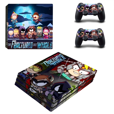 South Park The Fractured But Whole decal skin for PS4 Pro Console and 2 Controllers