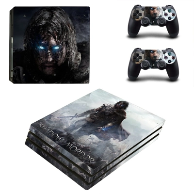 Middle-earth Shadow of Mordor decal skin for PS4 Pro Console and 2 Controllers