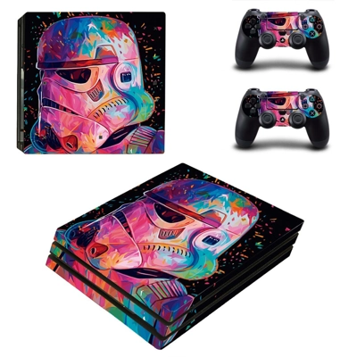 Star Wars decal skin for PS4 Pro Console and 2 Controllers