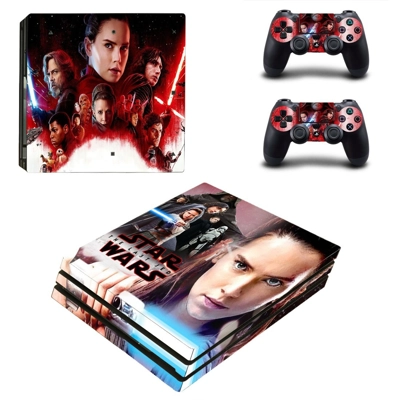 Star Wars decal skin for PS4 Pro Console and 2 Controllers