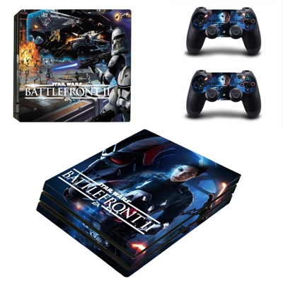 Star Wars Battlefront 2 decal skin for PS4 Pro Console and 2 Controllers