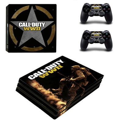 Call of Duty WW2 decal skin for PS4 Pro Console and 2 Cont..