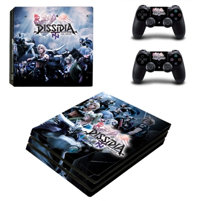 Dissidia Final Fantasy NT decal skin for PS4 Pro Console and 2 Controllers