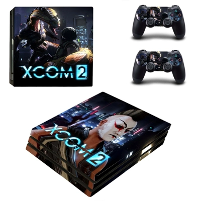 XCOM 2 decal skin for PS4 Pro Console and 2 Controllers