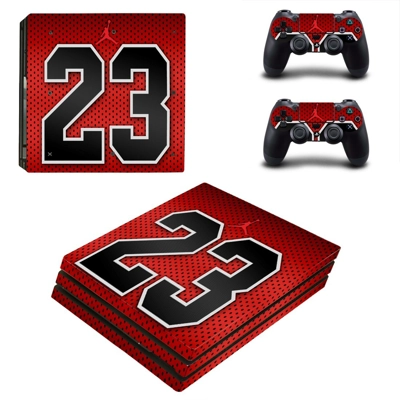 Air Jordan 23 decal skin for PS4 Pro Console and 2 Control.. Air Jordan 23 decal skin for PS4 Pro Console and 2 Control..