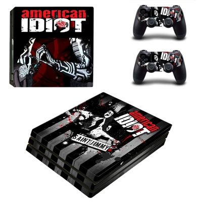 American Idiot decal skin for PS4 Pro Console and 2 Controllers