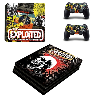 The Exploited Punk singles decal skin for PS4 Pro Console .. The Exploited Punk singles decal skin for PS4 Pro Console ..