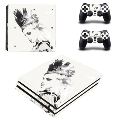 Punk rock decal skin for PS4 Pro Console and 2 Controllers
