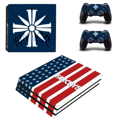 Far Cry 5 decal skin for PS4 Pro Console and 2 Controllers