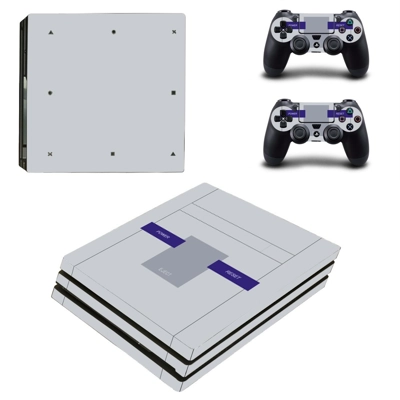 Power Ctrl decal skin for PS4 Pro Console and 2 Controllers