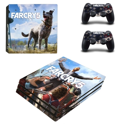 Far Cry 5 decal skin for PS4 Pro Console and 2 Controllers