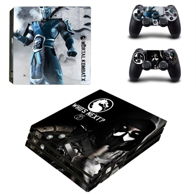 Mortal Kombat X decal skin for PS4 Pro Console and 2 Controllers