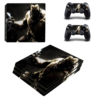 Mortal Kombat X decal skin for PS4 Pro Console and 2 Controllers