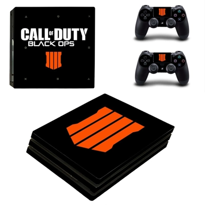 Call of Duty Black ops 4 decal skin for PS4 Pro Console and 2 Controllers