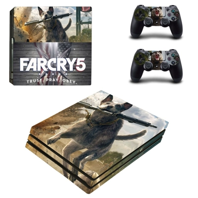Far Cry 5 decal skin for PS4 Pro Console and 2 Controllers