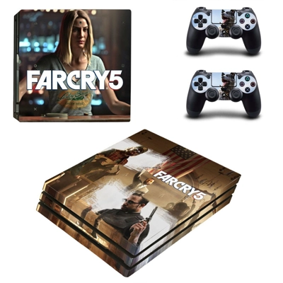 Far Cry 5 decal skin for PS4 Pro Console and 2 Controllers
