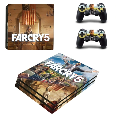 Far Cry 5 decal skin for PS4 Pro Console and 2 Controllers