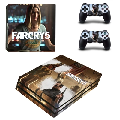 Far Cry 5 decal skin for PS4 Pro Console and 2 Controllers