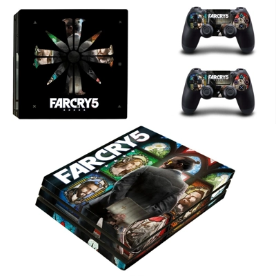 Far Cry 5 decal skin for PS4 Pro Console and 2 Controllers