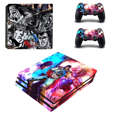 Hokuto ga Gotoku decal skin for PS4 Pro Console and 2 Cont.. Hokuto ga Gotoku decal skin for PS4 Pro Console and 2 Cont..