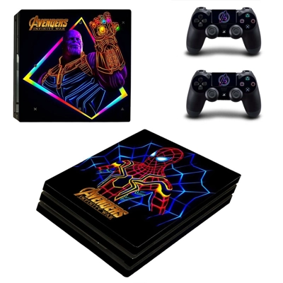 Avengers infinity war decal skin for PS4 Pro Console and 2..