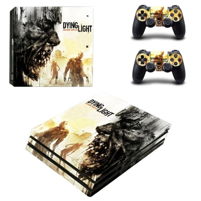 Dying Light decal skin for PS4 Pro Console and 2 Controllers