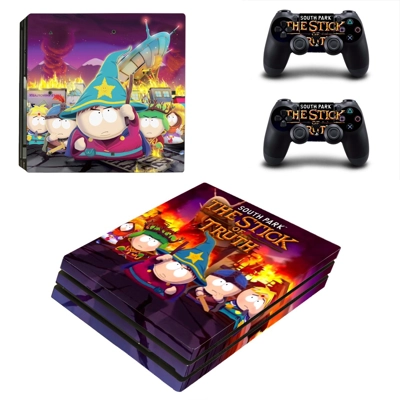 South Park the stick of truth decal skin for PS4 Pro Console and 2 Controllers