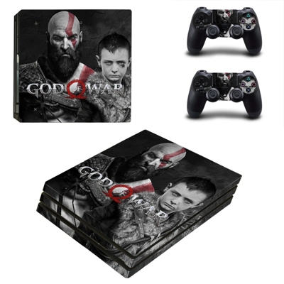 God of War 4 decal skin for PS4 Pro Console and 2 Controll.. God of War 4 decal skin for PS4 Pro Console and 2 Controll..