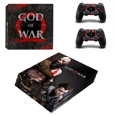God of War 4 decal skin for PS4 Pro Console and 2 Controll.. God of War 4 decal skin for PS4 Pro Console and 2 Controll..