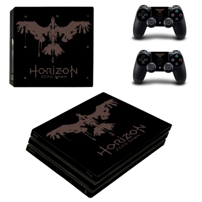 Horizon Zero Dawn decal skin for PS4 Pro Console and 2 Controllers