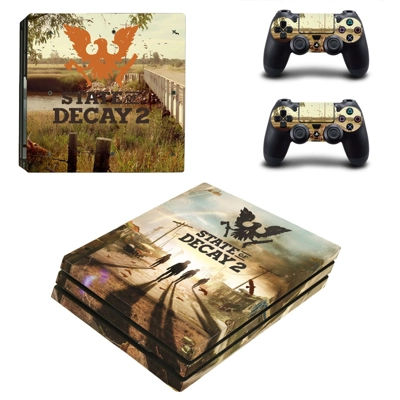 State of Decay 2 decal skin for PS4 Pro Console and 2 Cont..