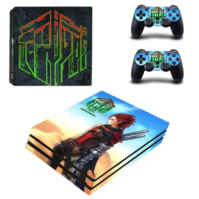 Metal Max Xeno decal skin for PS4 Pro Console and 2 Controllers
