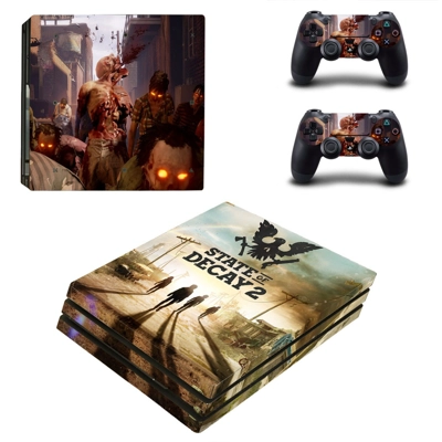 State of Decay 2 decal skin for PS4 Pro Console and 2 Controllers