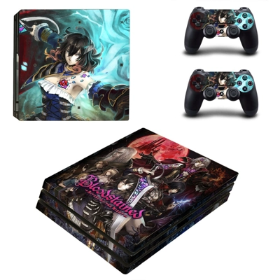 Bloodstained Ritual of the Night decal skin for PS4 Pro Co..