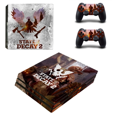 State of Decay 2 decal skin for PS4 Pro Console and 2 Cont..