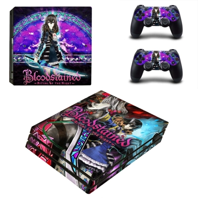 Bloodstained Ritual of the Night decal skin for PS4 Pro Co..
