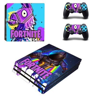 Fortnite decal skin for PS4 Pro Console and 2 Controllers