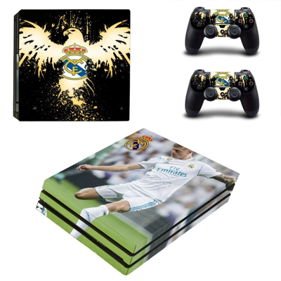 Real Madrid decal skin for PS4 Pro Console and 2 Controllers