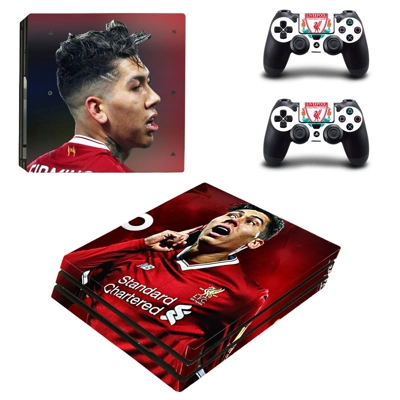 Roberto Firmino decal skin for PS4 Pro Console and 2 Contr..
