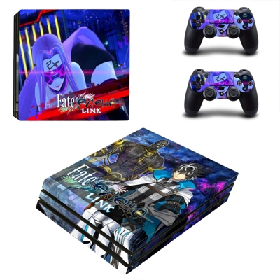 Fate Extella decal skin for PS4 Pro Console and 2 Controllers