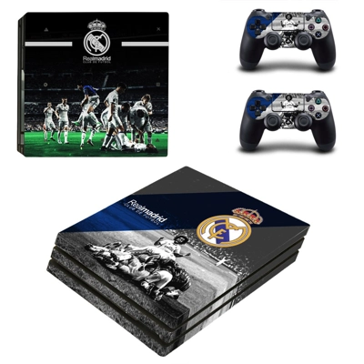 Real Madrid decal skin for PS4 Pro Console and 2 Controllers