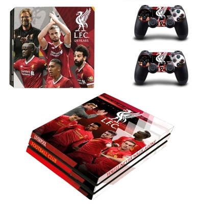 Liverpool FC decal skin for PS4 Pro Console and 2 Controllers