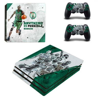 Kevin Garnett decal skin for PS4 Pro Console and 2 Control..