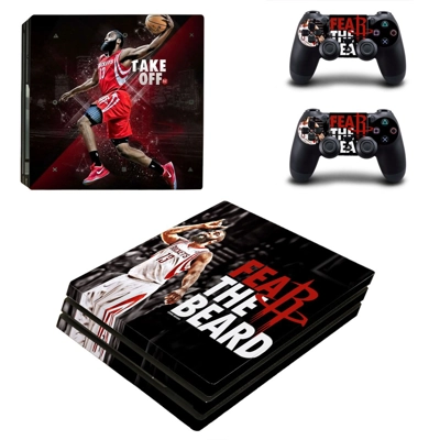 James Harden decal skin for PS4 Pro Console and 2 Controll..