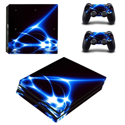 Abstract wallpaper decal skin for PS4 Pro Console and 2 Controllers