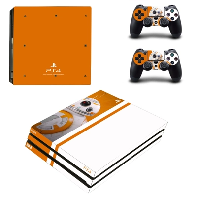 Star Wars BB8 decal skin for PS4 Pro Console and 2 Controllers