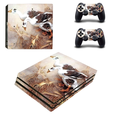 Swan Wallpaper decal skin for PS4 Pro Console and 2 Contro..