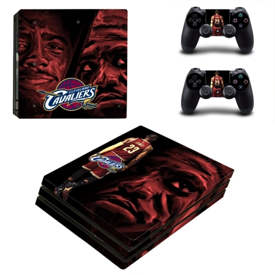 Cleveland Cavaliers decal skin for PS4 Pro Console and 2 Controllers